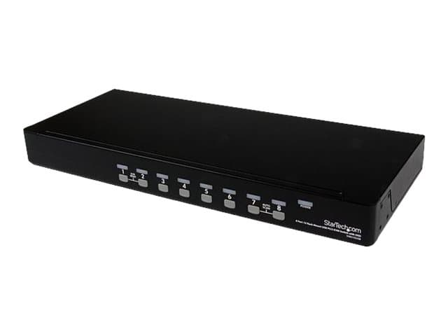 STARTECH.COM - Startech 8 Port 1U RackMount USB PS/2 KVM Switch with OSD - KVM switch - 8 ports