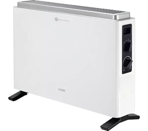 LOGIK L20CHW25 Convector Heater - White & Black