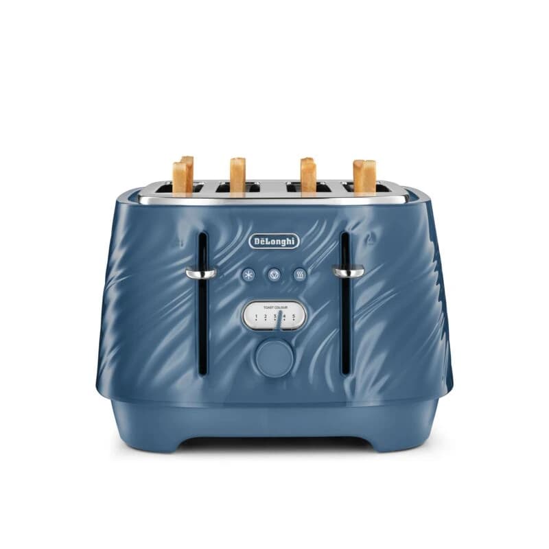 De'Longhi CTDS4003.BL Ballerina Seta Toaster – Blue