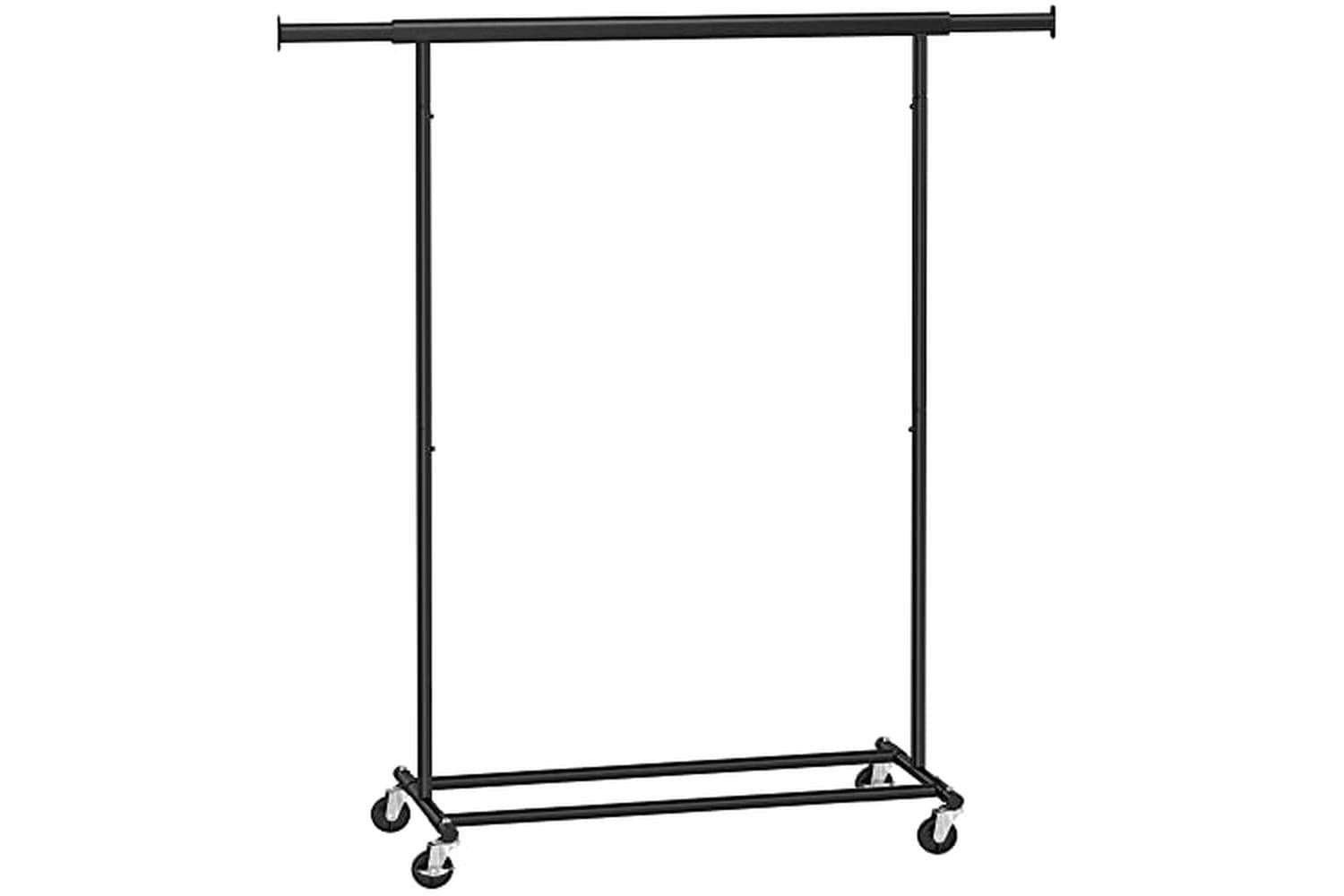 Songmics HSR13BKV1 Industrial Style Clothes Rack with Wheels