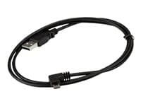 STARTECH.COM - StarTech 1m 3 ft Micro-USB Charge-and-Sync Cable - Right-Angle Micro-USB - M/M - USB to Micro USB Charging Cable - 30/24 AWG (USBAUB1MRA) - USB cable - Micro-USB Type B to USB - 1 m