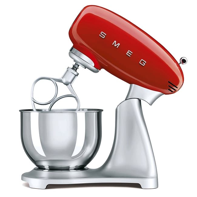 Smeg 50's Retro Style Stand Mixer Red | SMF02RDUK