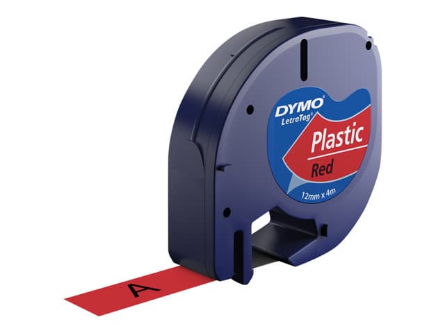 DYMO - LetraTAG - tape - 1 cassette(s) - Roll (1.2 cm x 4 m)