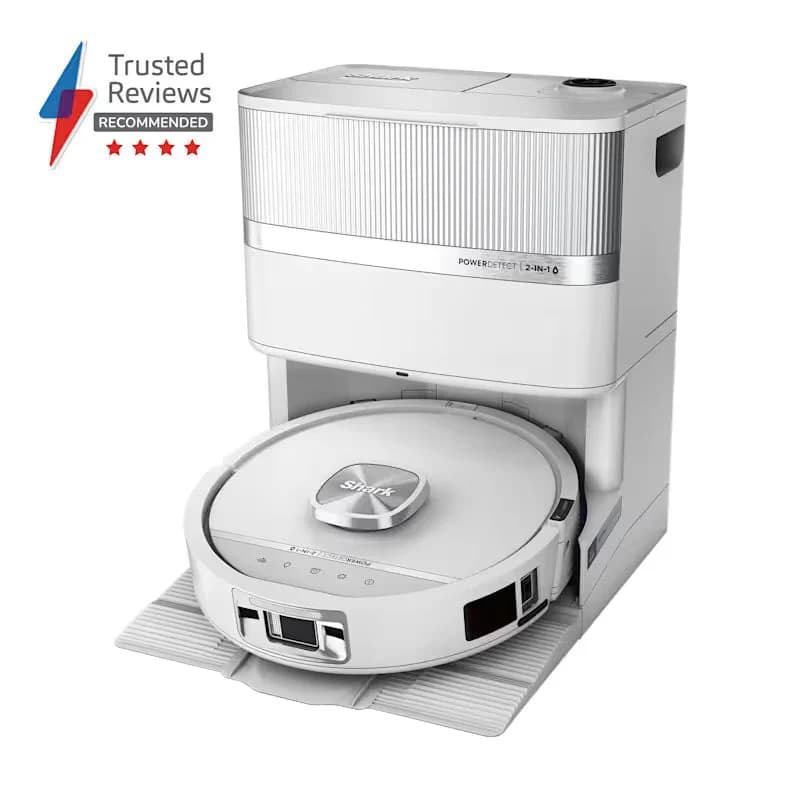 Shark PowerDetect UV Reveal 2-in-1 Vac & Mop Robot Vacuum White | RV3000XEUKWH
