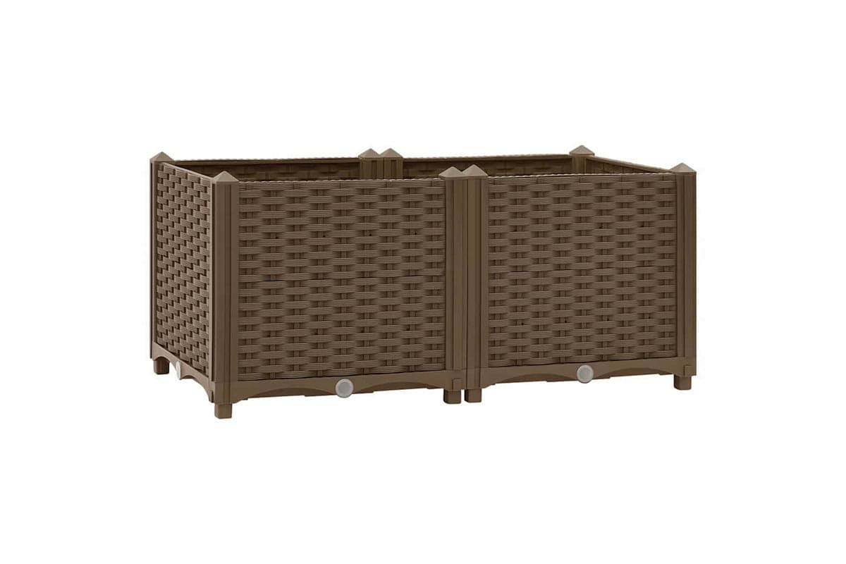 vidaXL Raised Bed 80x40x38cm Polypropylene