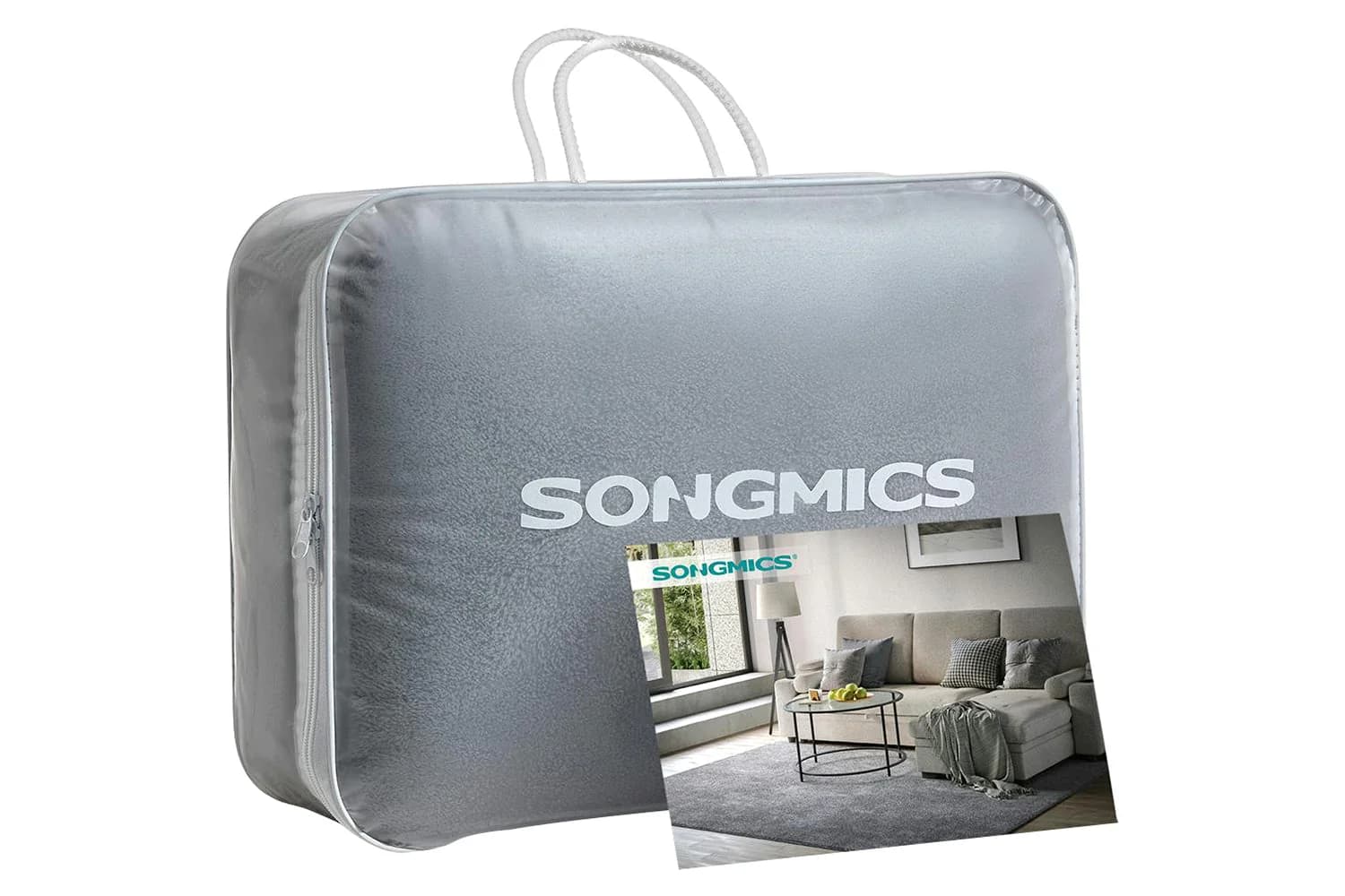 Songmics | Area Rug | Grey | 80 x 150 cm