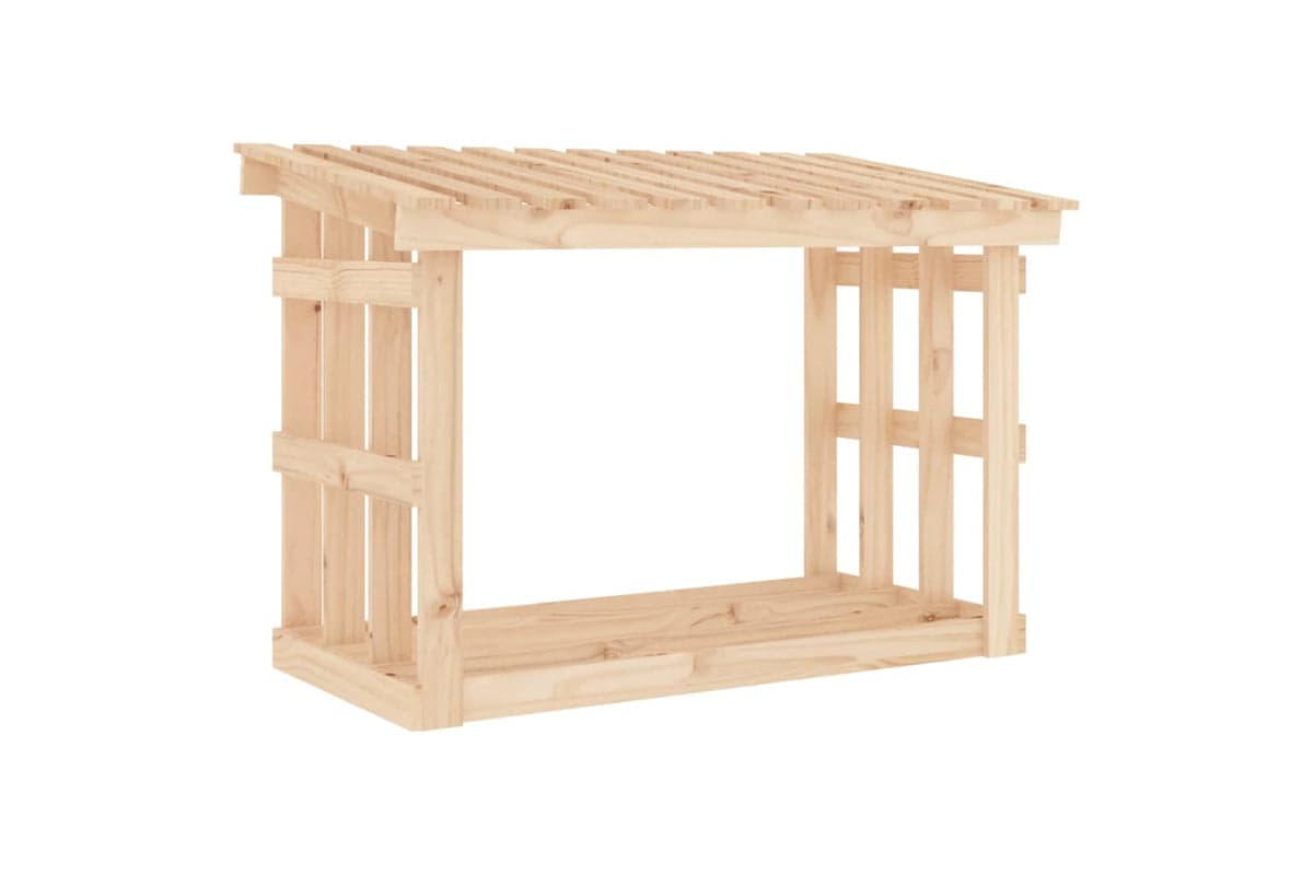 vidaXL 822432 Firewood Rack 108x64.5x77cm Solid Wood Pine