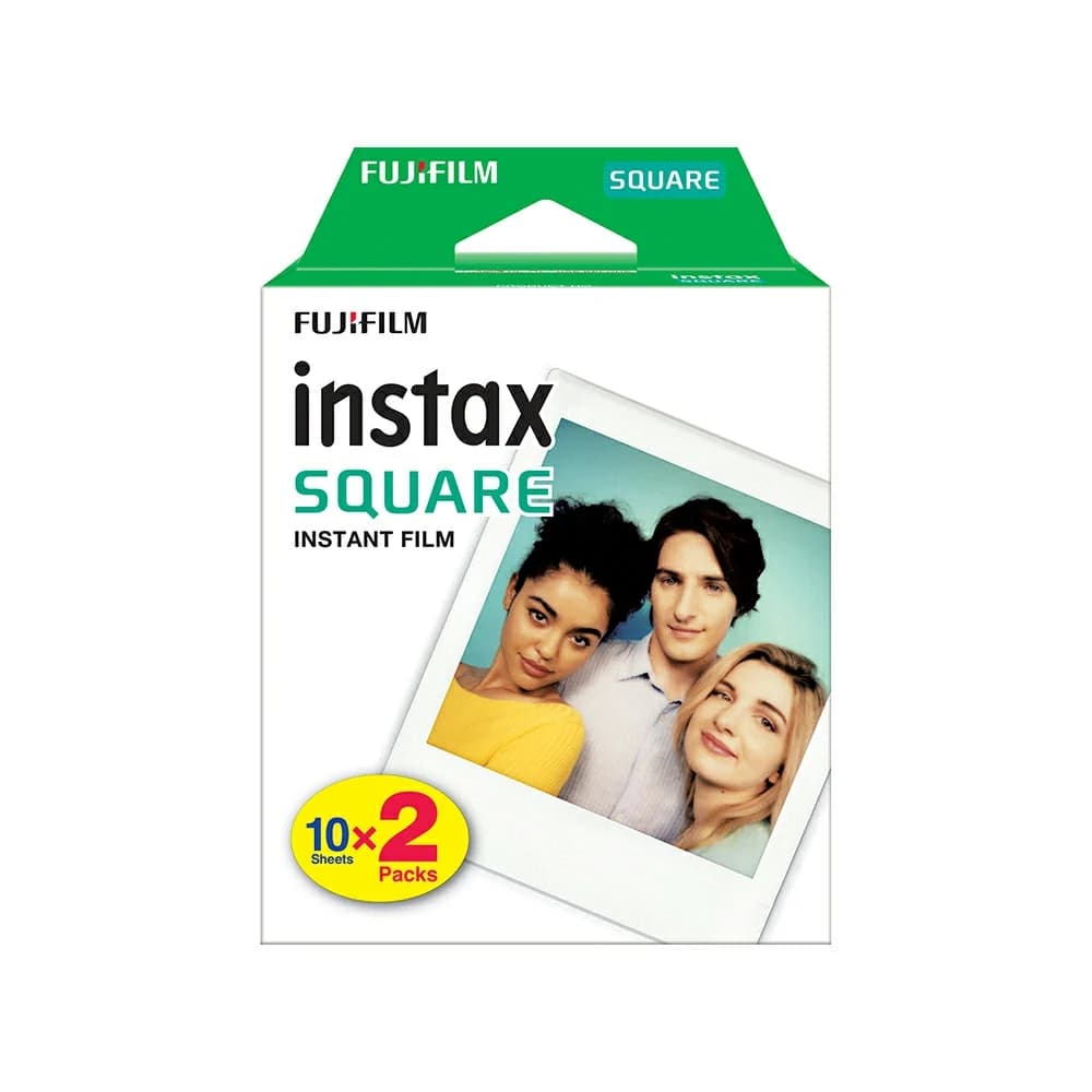 Fujifilm Instax Square Film Pack of 20 Sheets | INSTAXSQFILM10X2