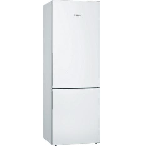 BOSCH            SERIES 6 201 X 70 CM LOW FROST FREE-STANDING FRIDGE-FREEZER WITH FREEZER AT BOTTOM WHITE