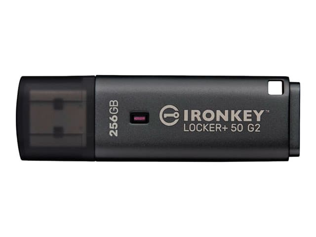 KINGSTON - IronKey Locker+ 50 G2 - USB flash drive - 256 GB - TAA Compliant
