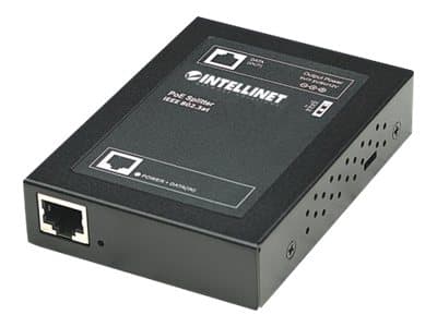 INTELLINET - Power over Ethernet (PoE+) Splitter, IEEE802.3at, 5, 7.5, 9 or 12 V DC output voltage - PoE splitter