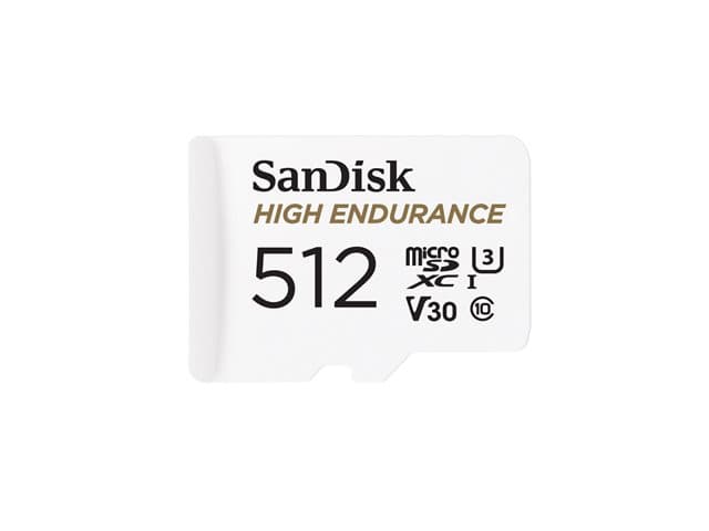 SANDISK - High Endurance - flash memory card - 512 GB - microSDXC UHS-I