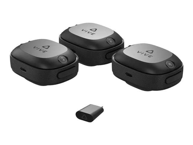 HTC - VIVE Ultimate Tracker - 3+1 Kit - VR object tracker for virtual reality headset
