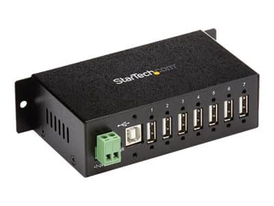 STARTECH.COM - Startech USB 2.0 Hub - 7 Port - Mountable Rugged Industrial - Self Powered USB Hub - hub - 7 ports