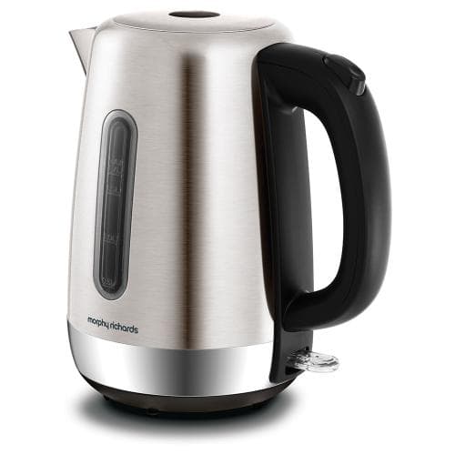 MORPHY            1.7LITRE EQUIP KETTLE - BRUSHED STEEL WITH STAINLESS STEEL ACCENTS