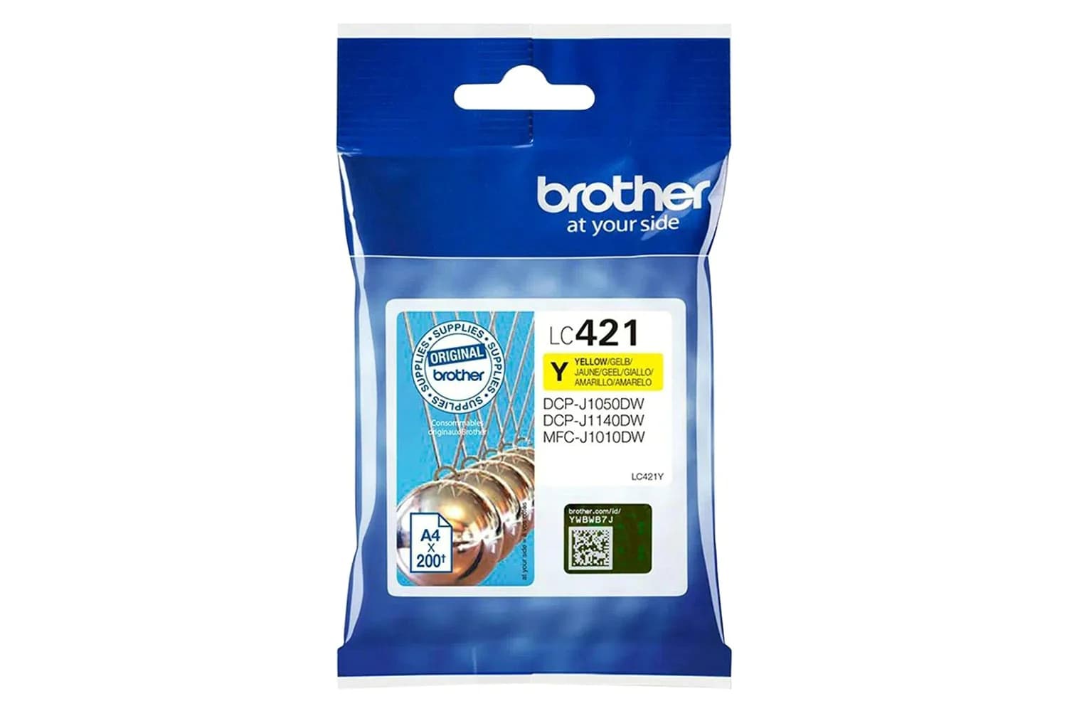Brother LC421Y Ink Cartridge | Yellow