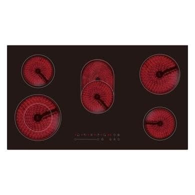 Refurbished 90cm 5 Zone Ceramic Hob - Black