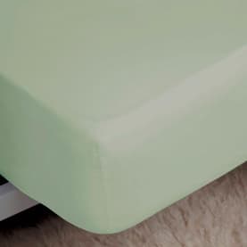 200 Thread Count Egyptian Fitted Sheet Lite Green