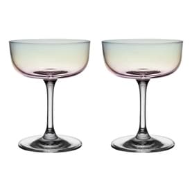 Like Pearl Champagne Coupe, Set of Two