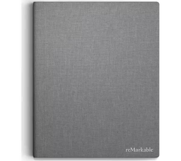 REMARKABLE Polymer Weave Book Folio Case - Grey