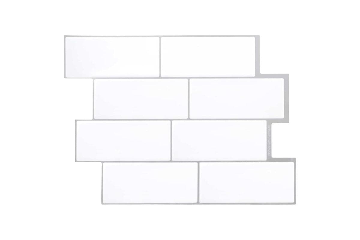 Vidaxl Decorative Stickers 50 Pcs White Grey 29 X 21 Cm