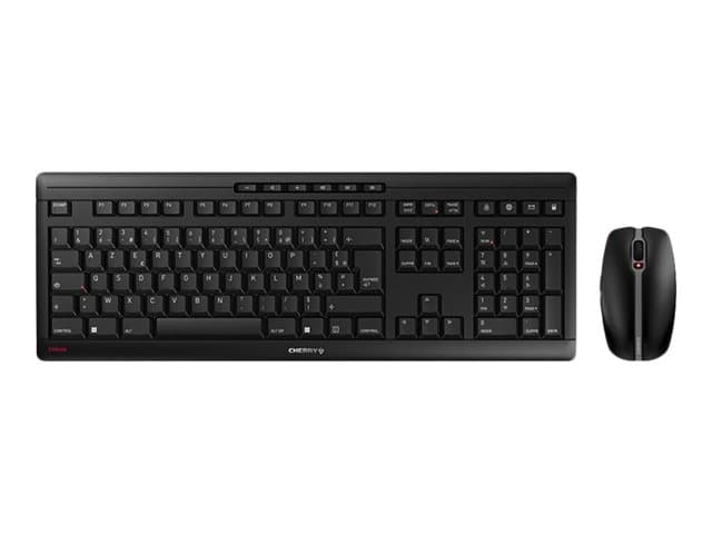 Cherry - STREAM DESKTOP RECHARGE - keyboard and mouse set - French - black Input Device