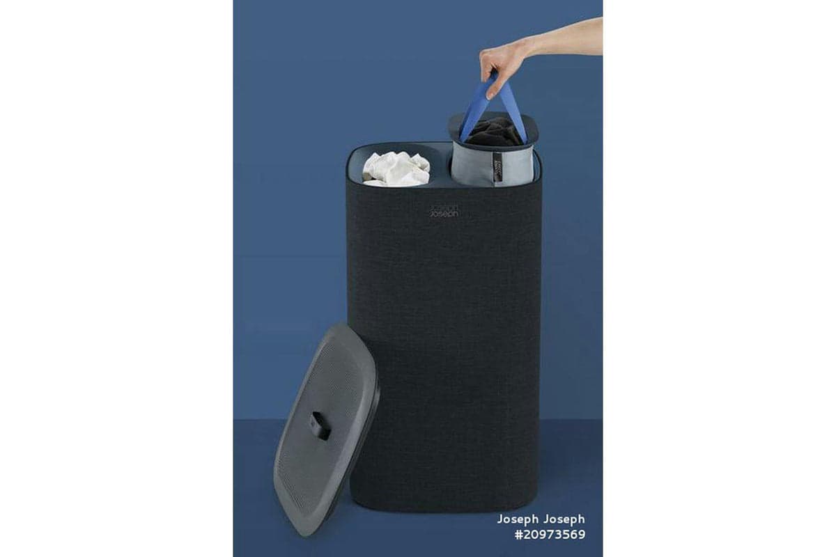 Joseph Joseph | 60L Premium Laundry Separation Basket | Carbon Black