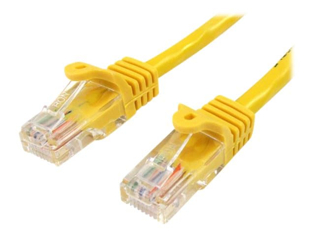 STARTECH.COM - Startech 2m Yellow Cat5e / Cat 5 Snagless Patch Cable - patch cable - 2 m - yellow