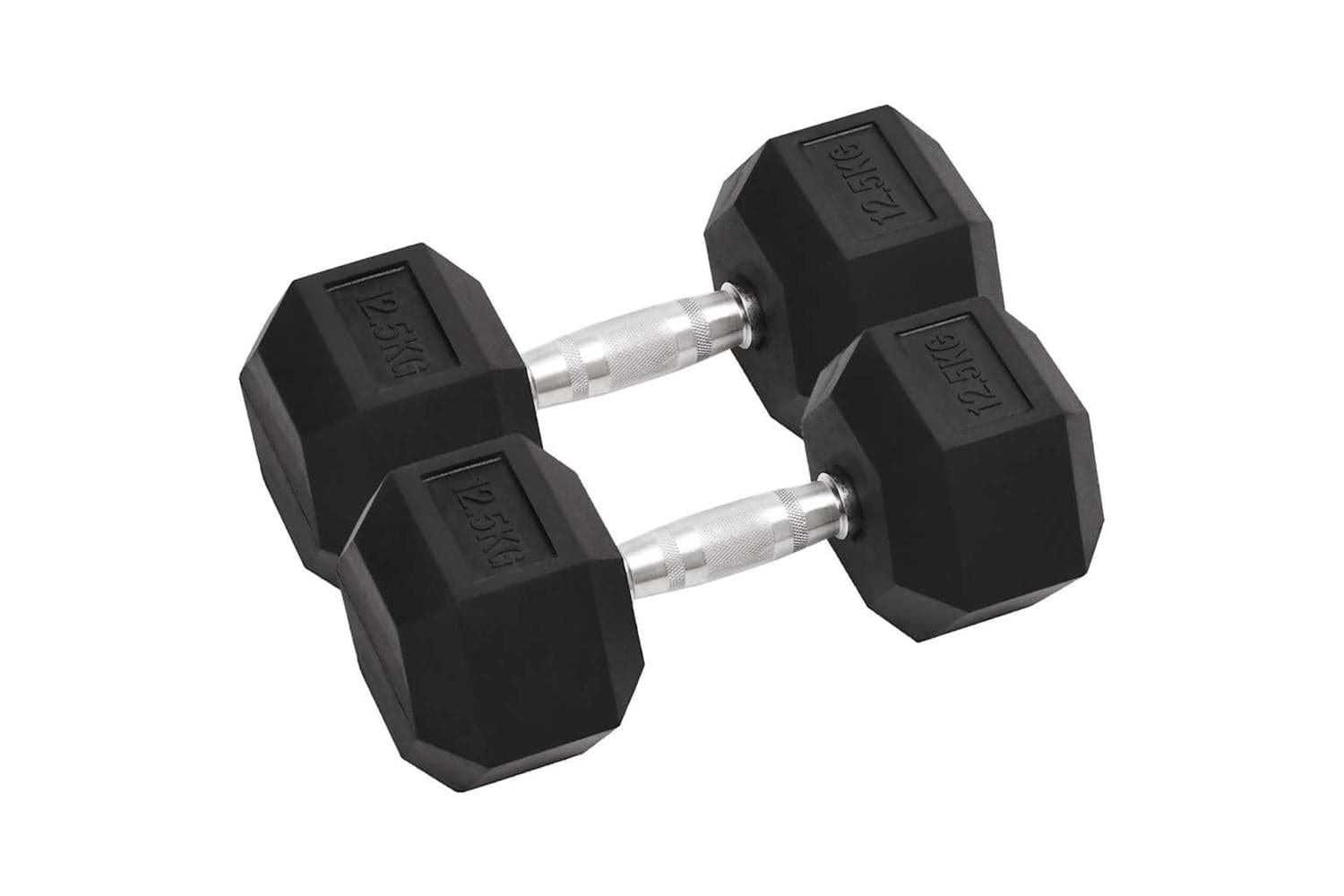 Vidaxl 93605 Dumbbells 2 Pcs 25 Kg Cast Iron