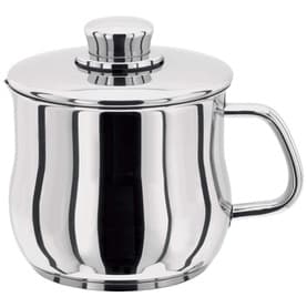 1000 Deep 14cm Milk Sauce Pot With Lid
