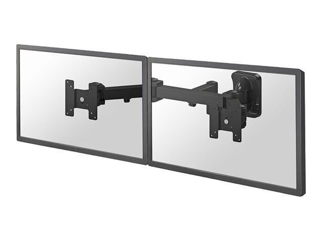 NEOMOUNTS BY NEWSTAR - Neomounts FPMA-W960D - Bracket - full-motion - for 2 LCD displays - black - screen size: 10"-27" - wall-mountable
