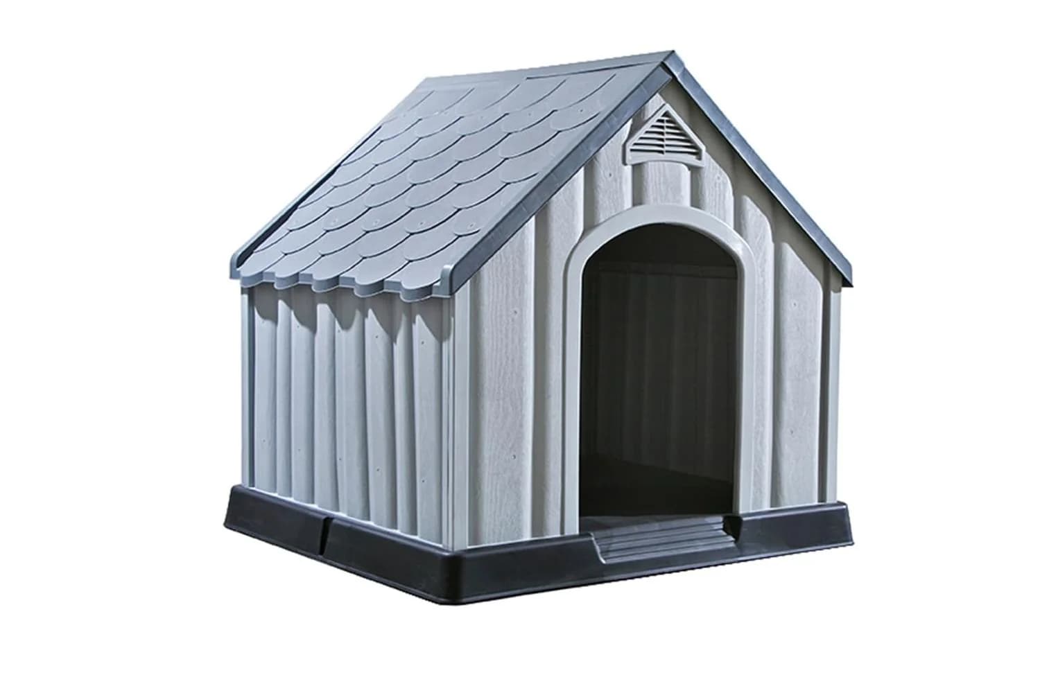 Vidaxl Dog House Grey 92x87x91 Cm Plastic