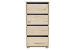 Blokty Chest of Drawer | 4 Drawer | Oak Effect