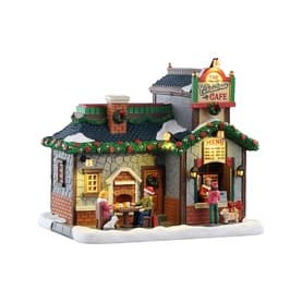 The Christmas Café LED Building 17cm