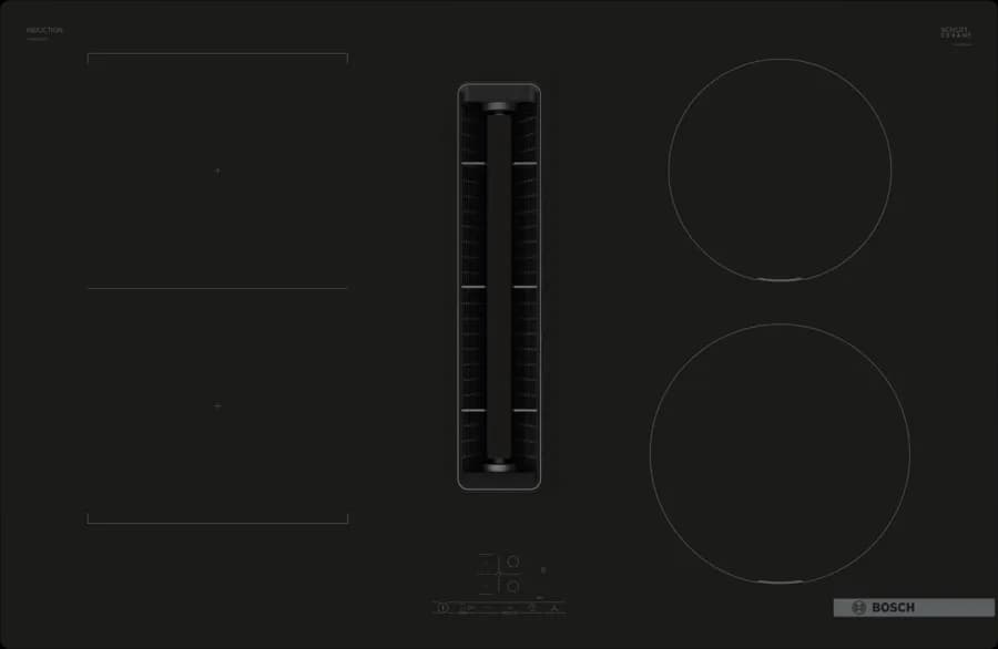 Bosch Series 4 Induction Hob with Integrated Ventilation System - Black | PVS811B16E