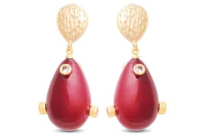 Luxenter Faqqar Earrings | Sterling Silver Colourful Drop Earrings