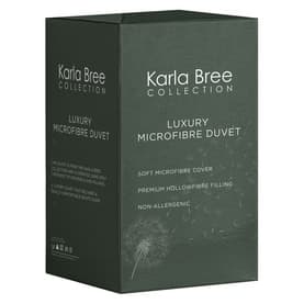 Luxury Check Embossed Microfibre 10.5 Tog Duvet