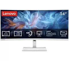 LENOVO L34W-4C Ultra-Wide Quad HD 34” Curved VA Monitor - Grey