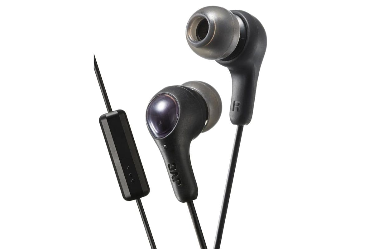 Jvc Black Gumy Mic In Ear Canal