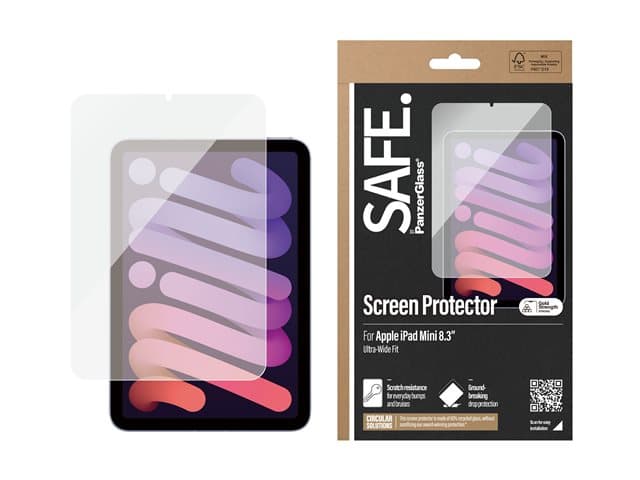 PANZERGLASS - SAFE. by PanzerGlass - screen protector for tablet, stylus / digital pen - ultra-wide fit
