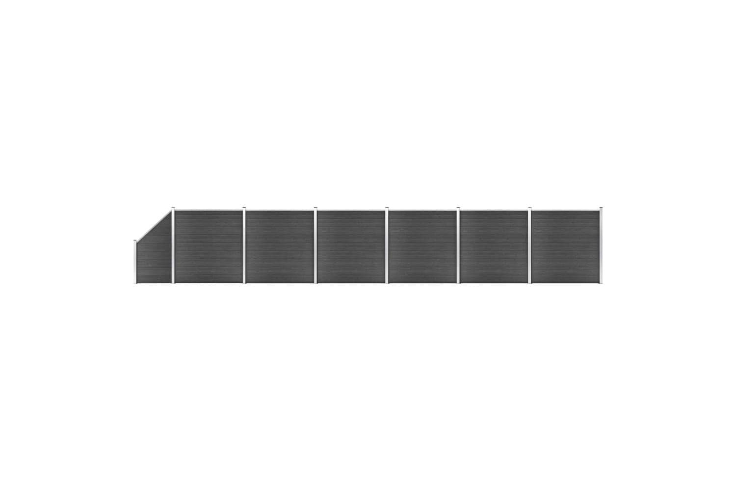 Vidaxl 3070442 Fence Panel Set Wpc 1138x