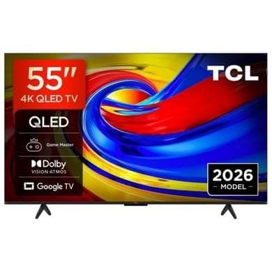 TCL 55P7L-UK 55 Inch QLED 4K Google TV – Dolby Vision Dolby Atmos & Game Master Gaming