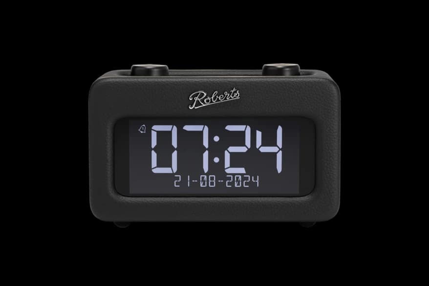 Roberts REVIVALRESTBK Revival Rest Alarm Clock – Black