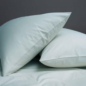 200 Thread Count Cotton Percale Standard Pillowcase Pair Duck Egg