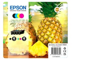 Epson 604 Pineapple Individual Genuine Ink | 4 Colours | Multipack