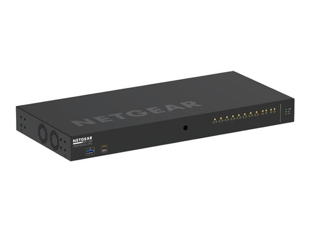 NETGEAR - AV Line M4250-10G2F-PoE+ - Switch - L3 - Managed - 10 x 10/100/1000 (8 PoE+) + 2 x Gigabit SFP - side to side airflow - rack-mountable - PoE+ (125 W)
