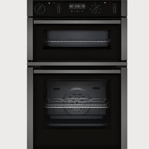NEFF            N 50 BUILT-IN DOUBLE OVEN - GRAPHITE COLOUR