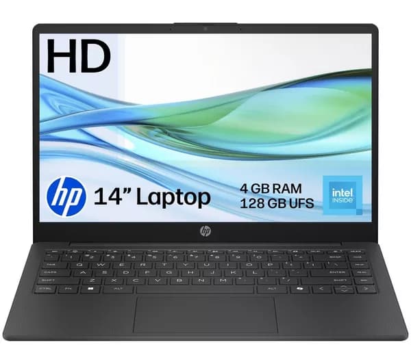 HP 14-ep2500sa 14" Laptop - Intel® N150, 128 GB UFS, Jet Black