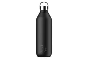 Chillys | S2 Abyss Black Water Bottle | 1L | Black