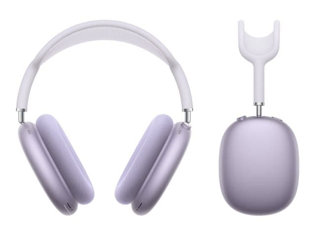 APPLE - AirPods Max - Headphones with mic - full size - Bluetooth - wireless - active noise cancelling - purple